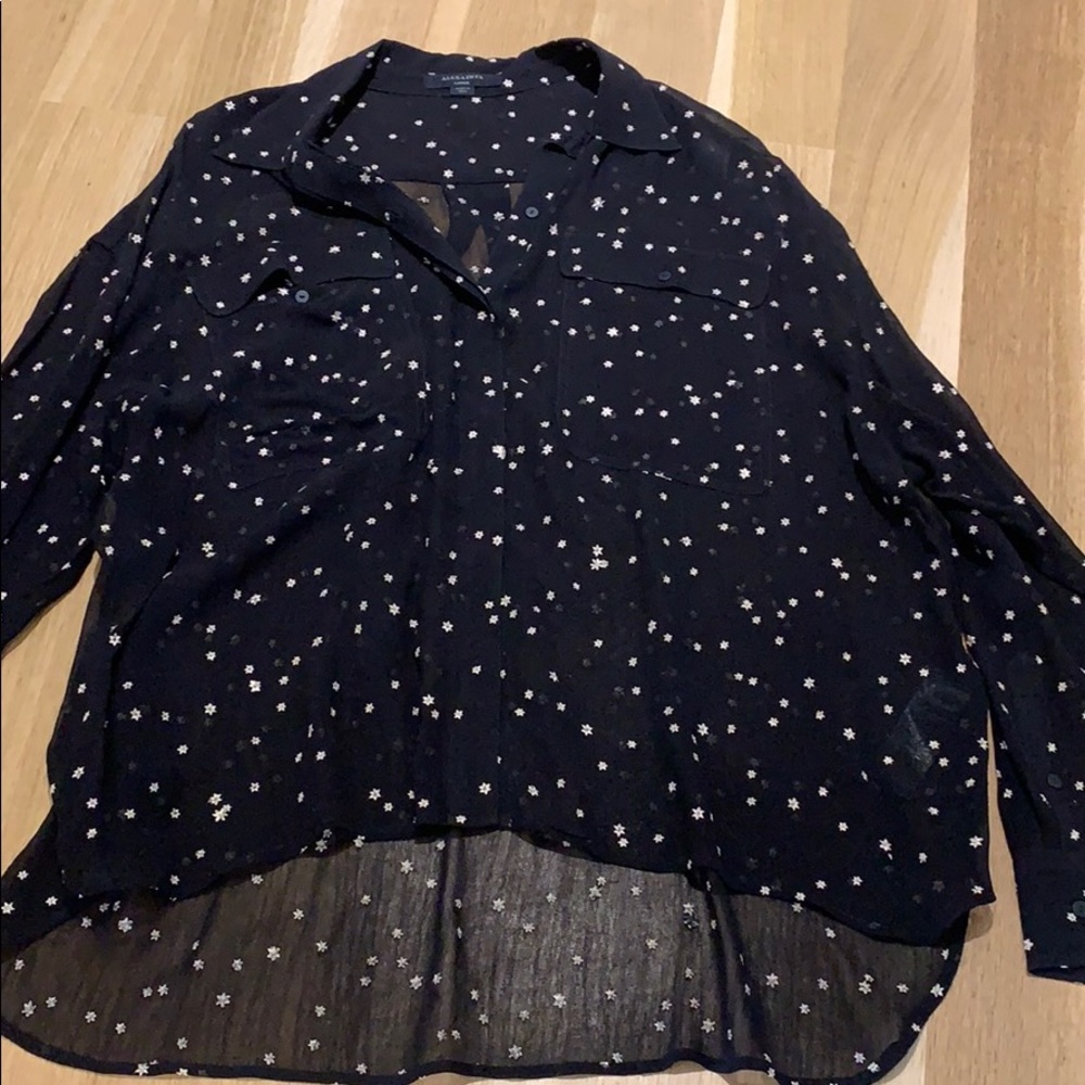 All saints sheer blouse